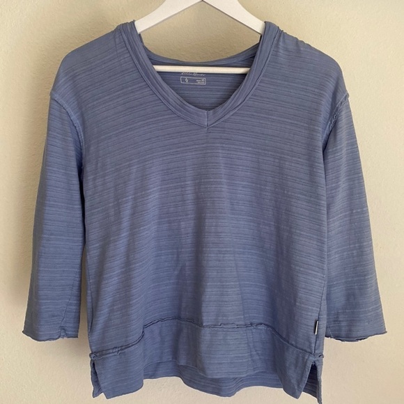 Eddie Bauer Tops - Eddie Bauer Lightweight Burnout Hoodie Top XS